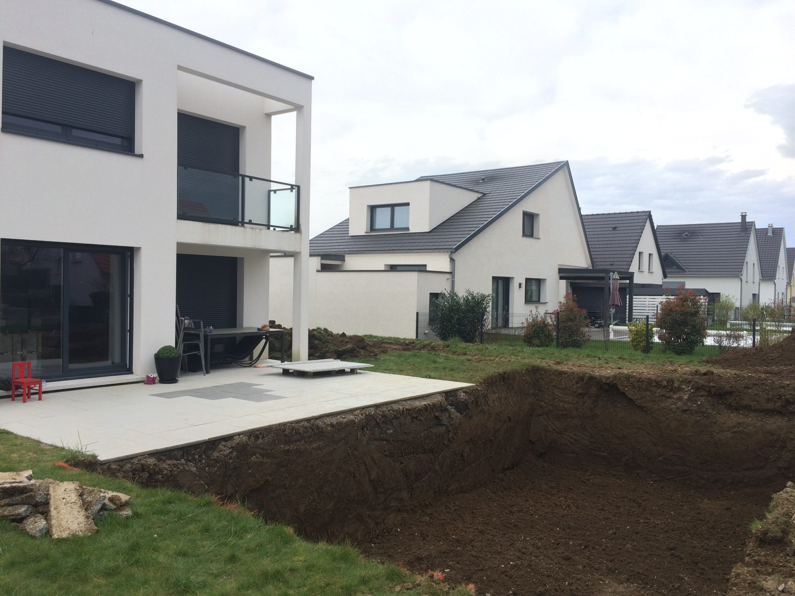 Terrassement pour piscine