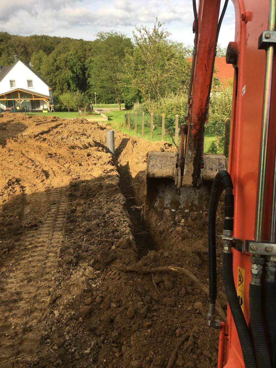 Travaux de terrassement à Colmar